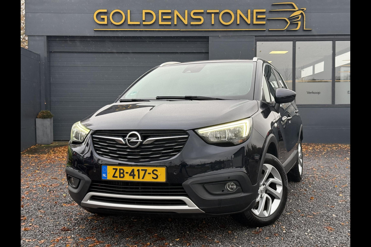 Opel Crossland X 1.2 Turbo Innovation 1e Eigenaar,110pk,Clima,Cruise,Carplay,Camera,PDC V+A,Navi,Elek ramen,D-riem v.v. in 2024,N.A.P,6 Bak,APK tot 04-2027