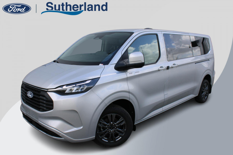 Ford Transit Custom 340 2.5 PHEV L2H1 Limited 233pk |  Kombi | Incl. BTW/BPM | Dubbele zijschuifdeur | Privacy Glass | Inklapbare trekhaak | 17 inch lichtmetalen velgen | Driver Assistance Pack Premium | Verwarmbaar stuurwiel