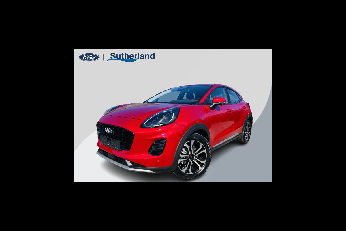Ford Puma 1.0 EcoBoost Hybrid Titanium 125pk Nieuw Model! | Fantastic Red | Achteruitrijcamera | Navigatie | Metaal lak | Nieuw te bestellen!
