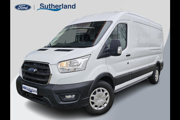 Ford Transit 350 2.0 TDCI L3H2 Trend 130pk Automaat | SCI | Trekhaak | Airco | DAB | Parkeersensoren v+a | Zéér netjes!