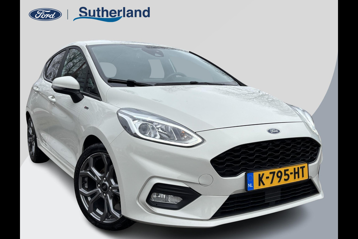 Ford Fiesta 1.0 EcoBoost ST-Line 95pk | Cruise control | Apple Carplay, Android auto | 17 inch velgen | 5 deurs | Climate control