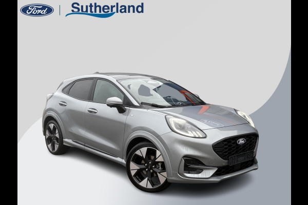 Ford Puma 1.0 EcoBoost Hybrid ST-Line 125pk | Winterpack | Driver Assistance Pack | Trekhaak afneembaar | Panorama dak | Matrix Led | 19 inch licht metaal | Reserve wiel | Comfort Pack