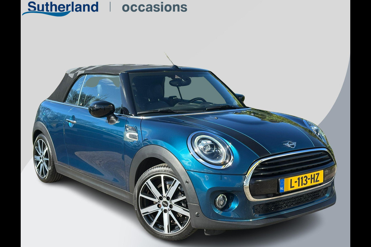 MINI Cabrio 1.5 Cooper Sidewalk Edition Camera | Lederen Bekleding | Navigatie | Harman Kardon | 52.000 Km | Automaat | Full Options.