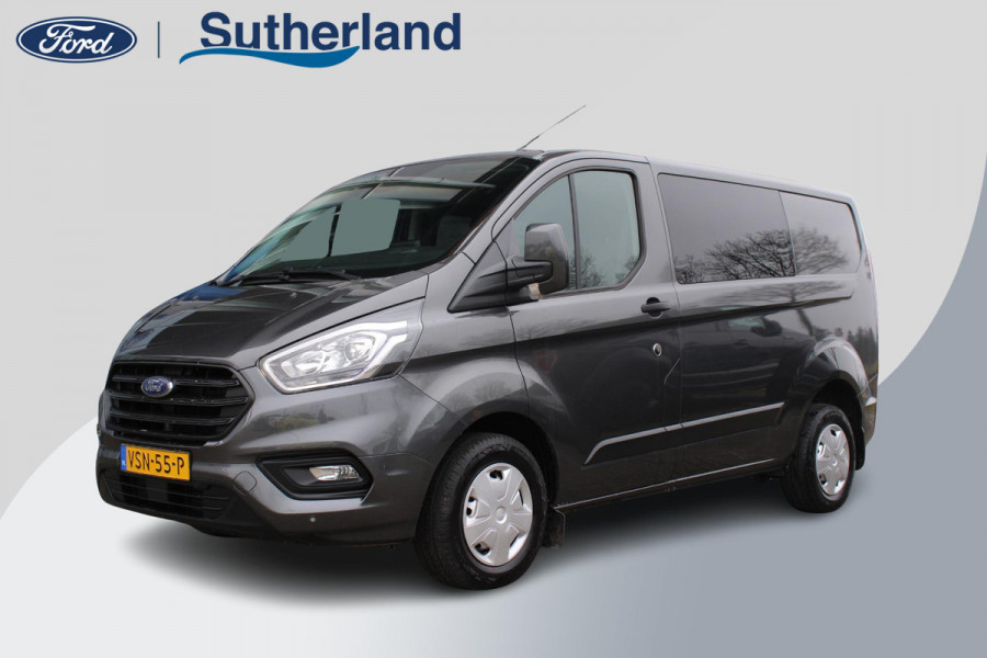 Ford Transit Custom 2.0 TDCI L1H1 Trend Dubbele Cabine | Trekhaak | Stoel + Stuurverwarming | Camera | Cruise Control | Carplay |