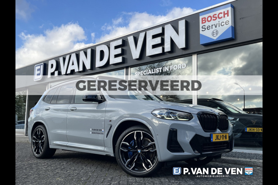 BMW X3 M40i xDrive High Executive M Sport 360pk/265kW Automaat | BTW | M-sportstoelen | Panoramadak | 21 inch | BMW Laser | HUD | Winterset inbegrepen etc. etc.