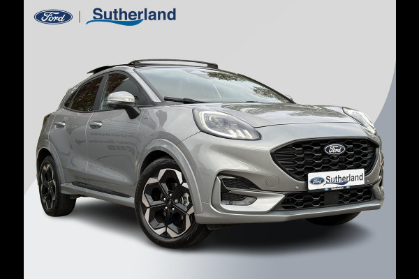 Ford Puma 1.0 EcoBoost Hybrid ST-Line X 155pk Automaat | Panoramadak | Afneembare trekhaak | Winter Pack | Adaptive cruise control | 360 graden camera | Bang&Olufsen | Elektrsiche achterklep | Matrix LED