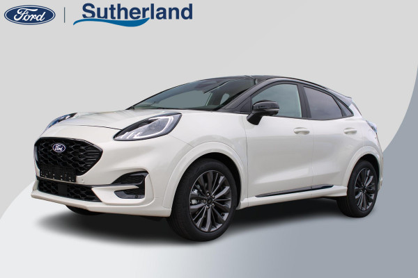 Ford Puma 1.0 EcoBoost Hybrid Sound Edition 125pk | Ford Voorraad | Limited Edition! | Upgrade B&O Audio | Full Matrix LED | Zwart Dak | 18'' Lichtmetaal | Winterpakket | Driver Assistance Pakket |
