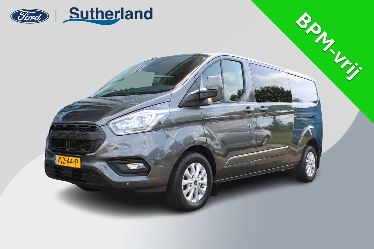 Ford Transit Custom 320 2.0 TDCI L2H1 Limited DC |SCI| 6-zits | Stoelverwarming | Trekhaak | Camera |  Raptor grille