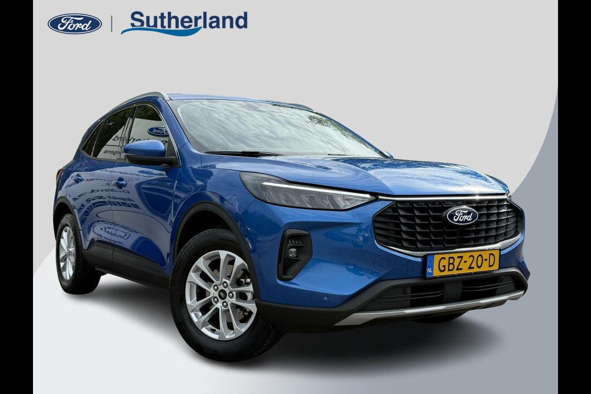 Ford Kuga 2.5 PHEV Titanium | 243pk | Nieuw Model | 2.100 kg trekgewicht | Winter Pack | Desert Island Blue