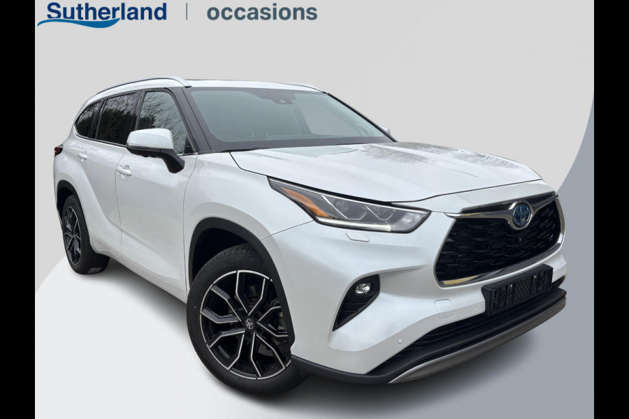 Toyota highlander 2.5 AWD Hybrid Premium | 7p |  Panoramadak | 360 graden camera | Platinum Pearl White | Adaptieve cruisecontrol | JBL audio | Head up Display | Stoelverwarming | Achterbank verwarmd