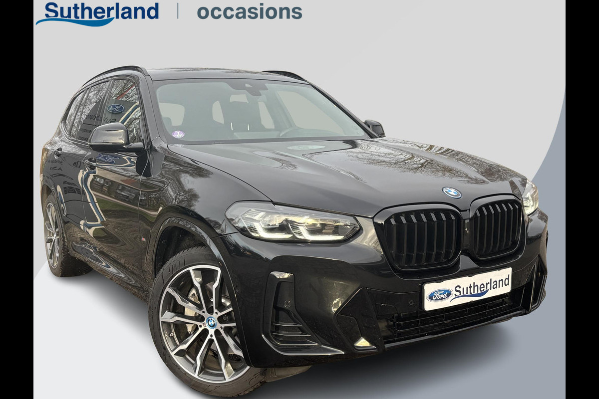 BMW X3 xDrive30e M Sport | Plug-in Hybride | incl. BMW Service Inclusive (5 jaar/100.000 km) | M pakket | Harman Kardon | Sportstoelen | Elektrische stoelen met geheugenfunctie | 360 graden camera | Stoelverwarming | Keyless | Elektrische achterklep | Adaptive Led | High-beam Headlights Control | Head Up Display | Adaptief demping systeem