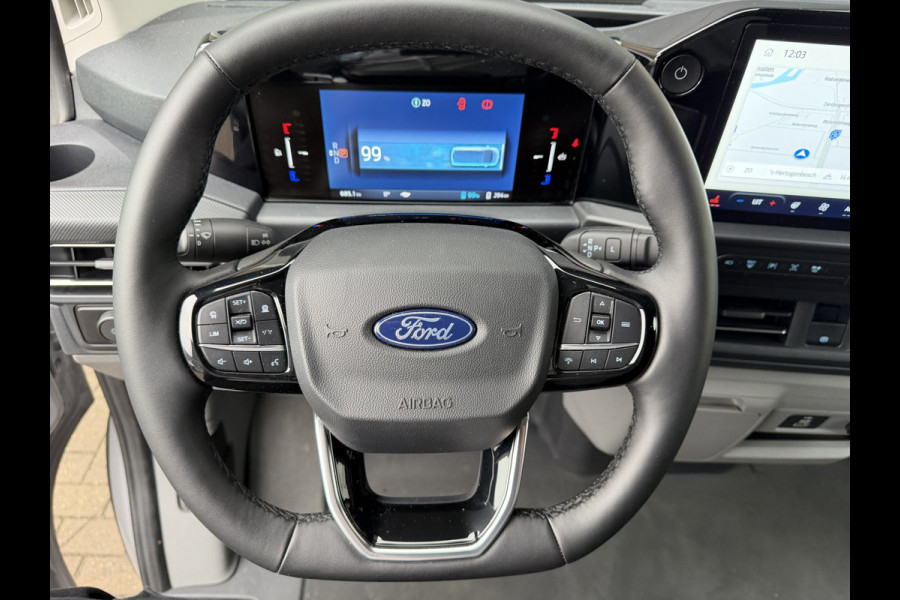 Ford E-Transit Cust. 320 L1H1 Limited 65 kWh/ 218 PK Direct leverbaar/stoel&stuur verwaming/B&O/ Camera