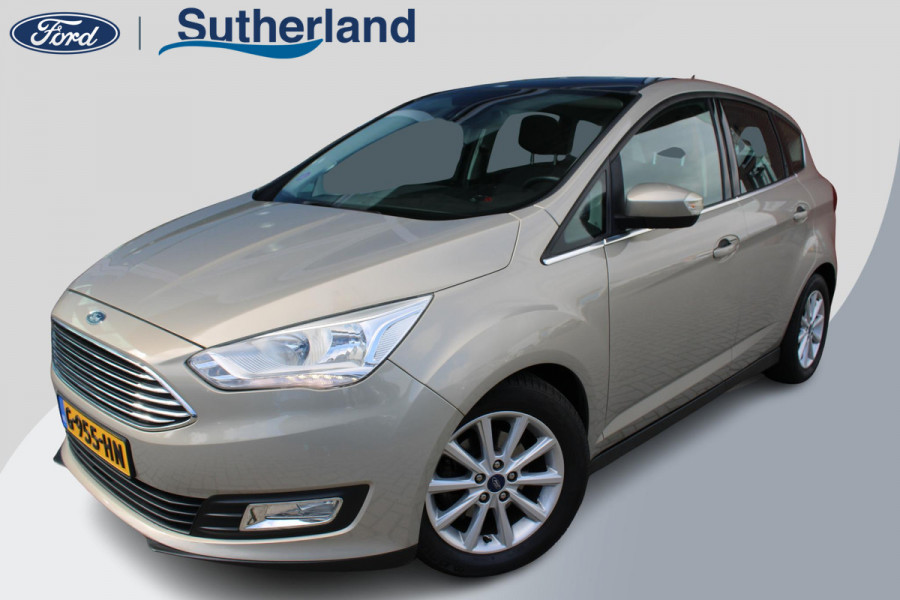 Ford C-MAX 1.0 EcoBoost 125 PK Titanium | Electrische achterklep | Voorruitverwarming | Climate Control | Navigatie | PDC Achter | Cruise Control | Panoramadak