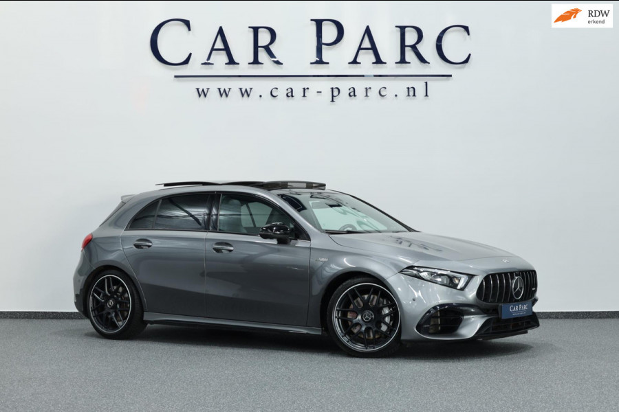 Mercedes-Benz A-Klasse AMG 45 4MATIC+ MULTIBEAM/VIRTUAL/SFEER/PANO/LEER+S.VERWARMING+MEMORY/19" LMV/360 CAM/ACC/12 MND GARANTIE!