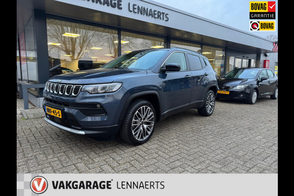 Jeep Compass 4xe 190 Plug-in Hybrid Electric Limited, Rijklaarprijs / 12 mnd Bovag garantie