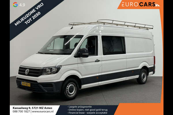 Volkswagen Crafter 35 2.0 TDI L4H3 Dubbele Cabine Automaat Navigatie Airco Cruise Control Imperiaal&Ladder Trekhaak