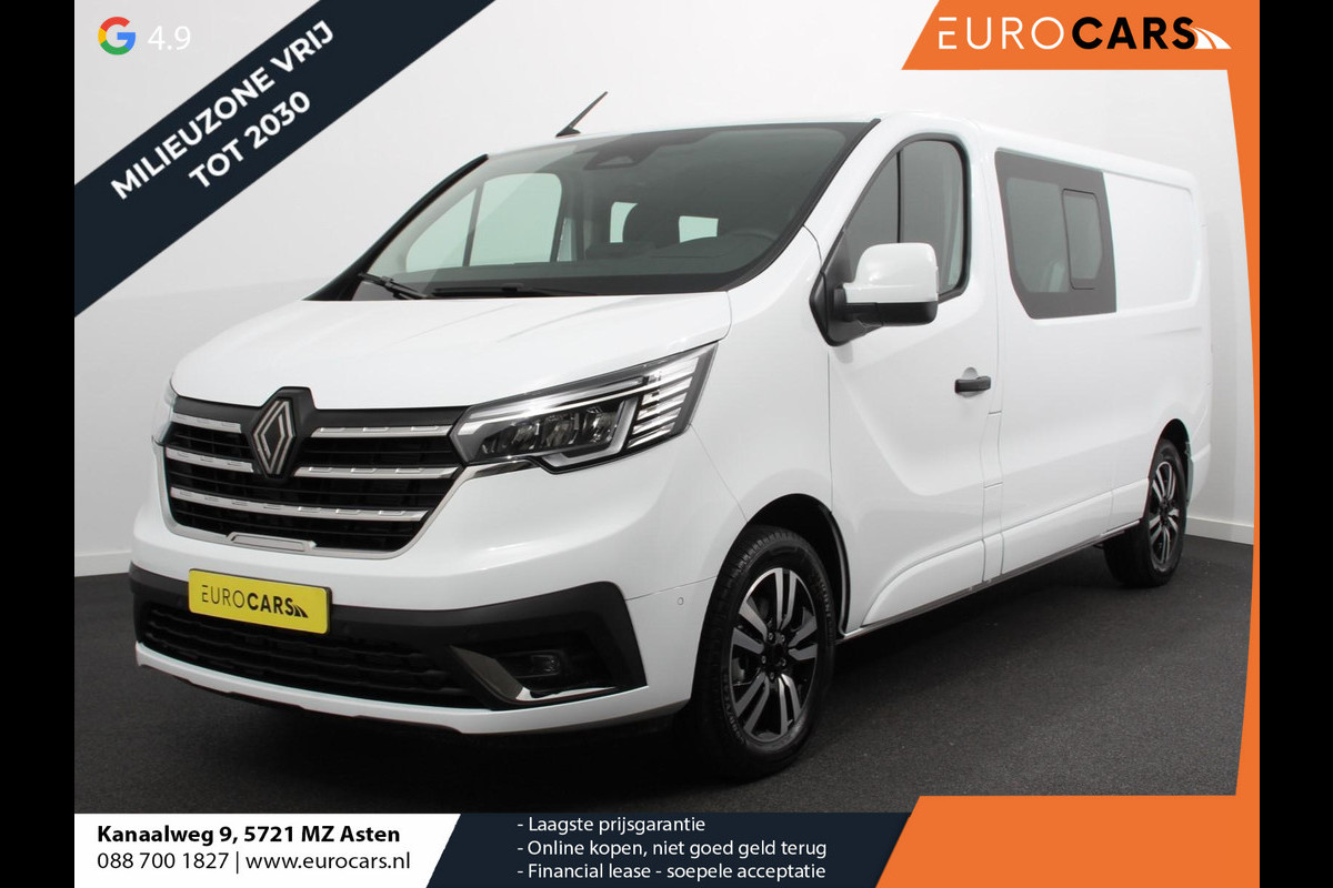 Renault Trafic 2.0 Blue dC1 150 EDC T29 L2H1 Extra Dubbele Cabine Navigatie  Airco  Lichtmetalen velgen  Betimmering  Trekhaak  Camera Parkeer sensoren  Dab
