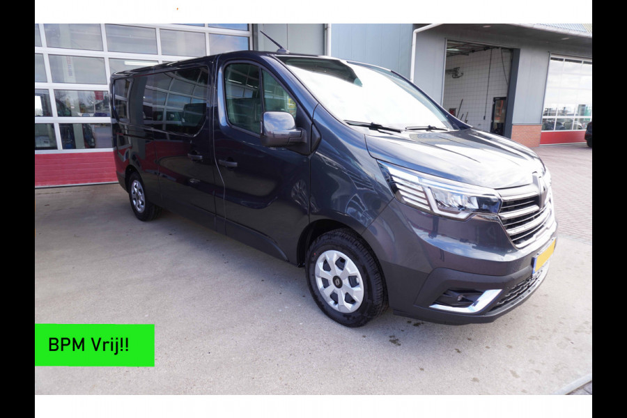 Renault Trafic 2.0 Blue dCi 130PK T29 L2H1 Advance Dubbelcab. schuifdeur L+R nr.V140 | Airco | Cruise | Camera |Trekhaak | Apple CP- Android auto | Betimmering