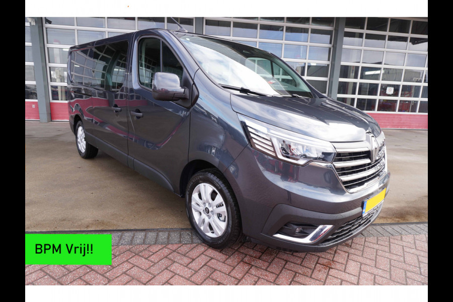 Renault Trafic 2.0 Blue dCi 130PK T29 L2H1 Advance Dubbelcabine nr.V165 | Airco | Cruise | Camera |Trekhaak | Apple CP- Android auto | 17"LM velgen