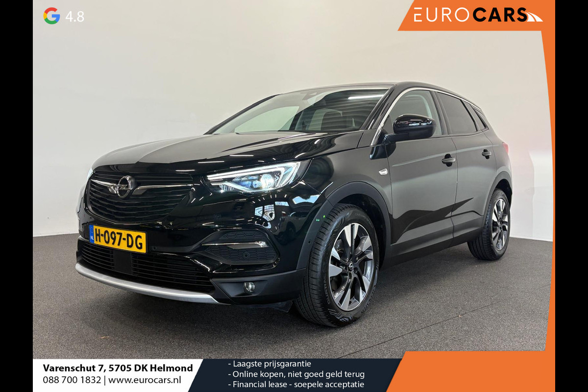 Opel Grandland X 1.2 Turbo Business Executive Panoramadak Navigatie Apple Carplay/Android Auto Camera Parkeersensoren Cruise Control Full Led Stoel- en stuurverwarming Half leder Lichtmetalen velgen Climate Control Getinte ramen
