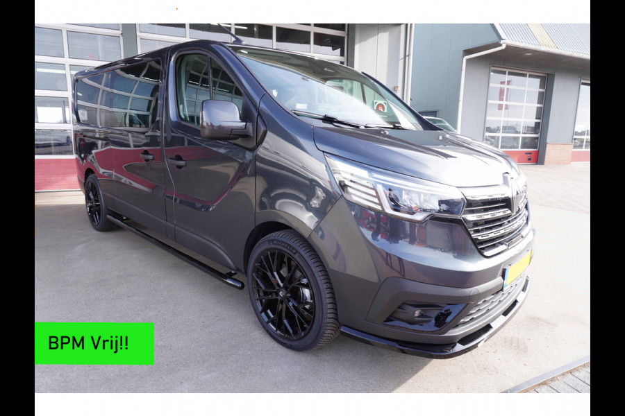 Renault Trafic 2.0 Blue dCi 130PK T29 L2H1 Advance Dubbelcabine Blackout pakket nr.V129 | Airco | Cruise | Camera |Trekhaak | Apple CP- Android auto | 20"LM velgen
