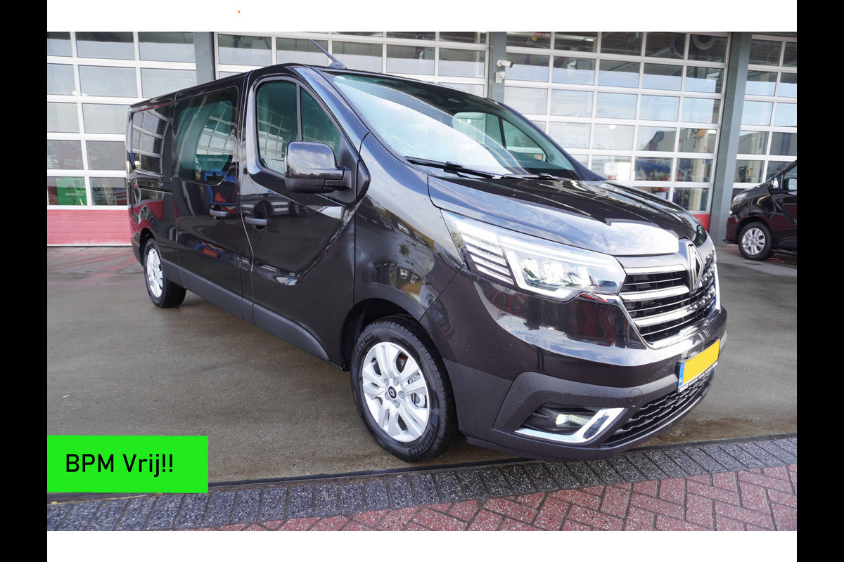Renault Trafic 2.0 Blue dCi 130PK T29 L2H1 Advance Dubbelcabine nr.V163 | Airco | Cruise | Camera |Trekhaak | Apple CP- Android auto | 17"LM Velgen