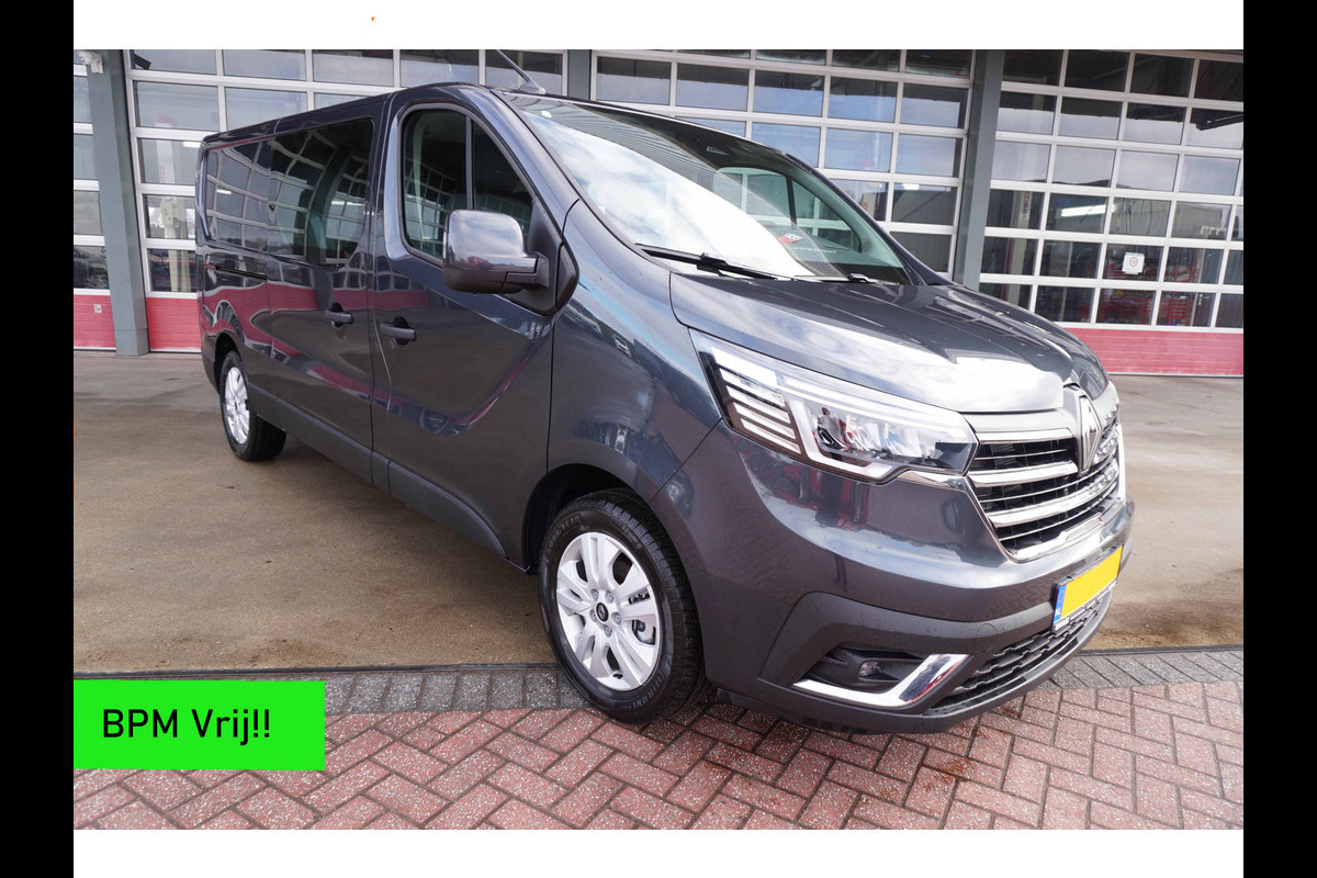 Renault Trafic 2.0 Blue dCi 130PK T29 L2H1 Advance Dubbelcabine nr.V167 | Airco | Cruise | Camera |Trekhaak | Apple CP- Android auto | 17"LM velgen