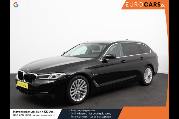 BMW 5 Serie Touring 530e Business PHEV AUTOMAAT | Adaptive cruise control | LED | Leder | Navigatie | Stoelverwarming | Achteruitrijcamera | Sfeerverlichting | Lane assist | Climate control | Apple Carplay/ Android Auto