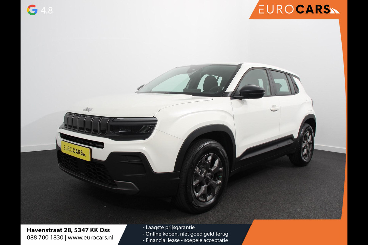 Jeep Avenger Longitude 54 kWh Automaat | Navigatie | Apple Carplay/ Android Auto | Parkeersensor achter | Cruise Control | Stoelverwarming | Full LED | Virtual Cockpit | Climate Control