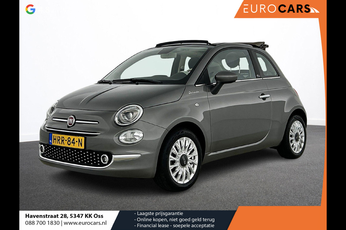 Fiat 500C 1.0 Hybrid Dolcevita Cabriolet | Climate Control | Sportstoelen | Parkeersensoren achter | Cruise Control | DAB | Lichtmetalen Velgen