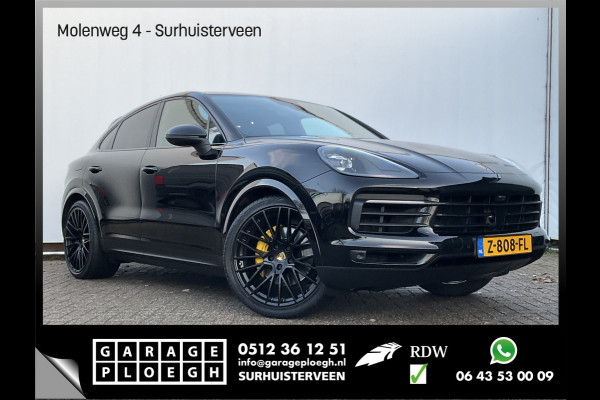 Porsche Cayenne Coupé 3.0 E-Hybrid PHEV 360° Pano SportChrono Luchtvering Bose Carplay Leer Memory UITSTRALING!