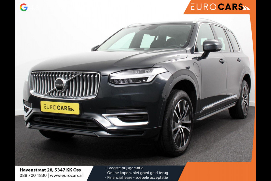 Volvo XC90 2.0 T8 Recharge AWD Inscription Expression Navigatie Apple Carplay/Android Auto Parkeersensoren Stoel- en stuurverwarming Adaptieve Cruise Control Virtual Cockpit Elektrisch inklapbare trekhaak Elektrisch verstelbare bestuurderstoel met geheugen Inductieladen voor smartphone