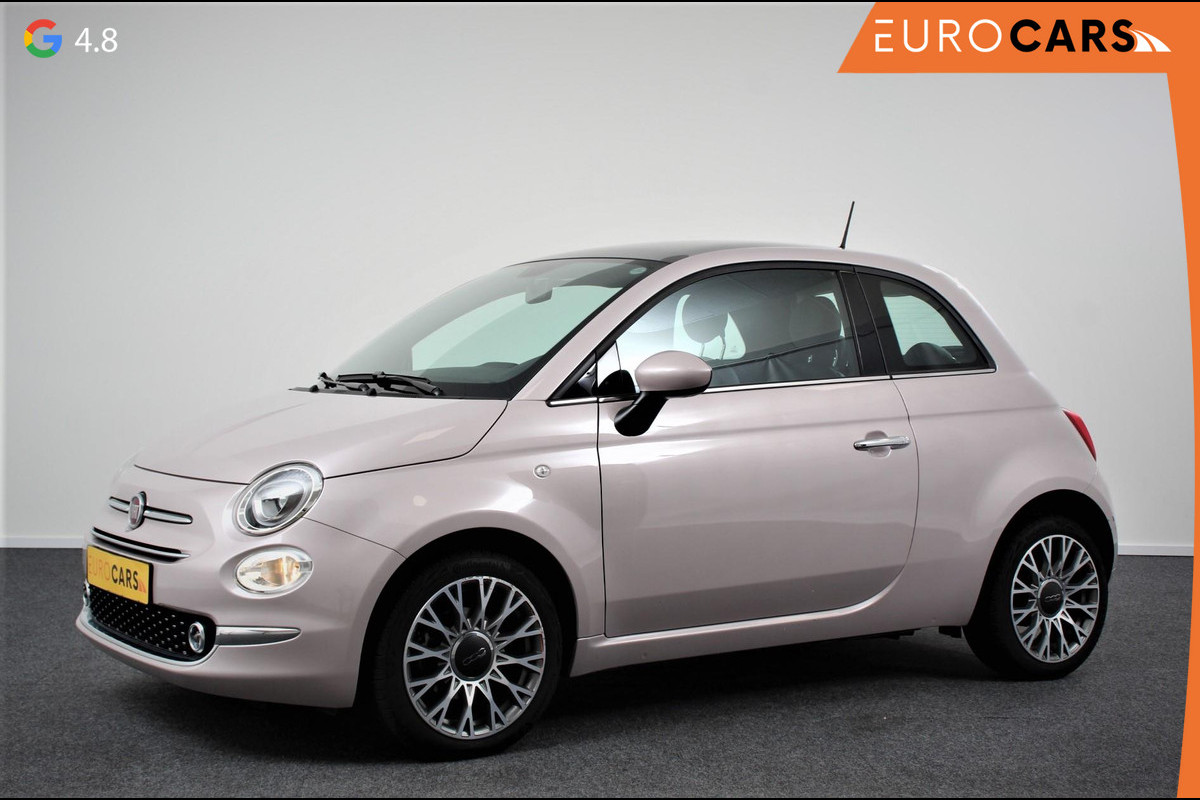 Fiat 500 1.2 Lounge | Lederen Bekleding | Climate control | Panorama dak | Parkeer sensoren | Bluetooth | Lichtmetalen velgen