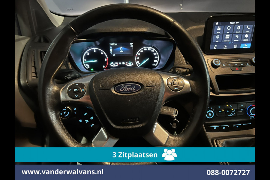 Ford Transit Connect 1.5 EcoBlue L1H1 Euro6 Airco | 3-Zits | Camera | Apple Carplay | Android Auto | Cruisecontrol Verwarmde voorruit, Trekhaak, Parkeersensoren, Bijrijdersbank