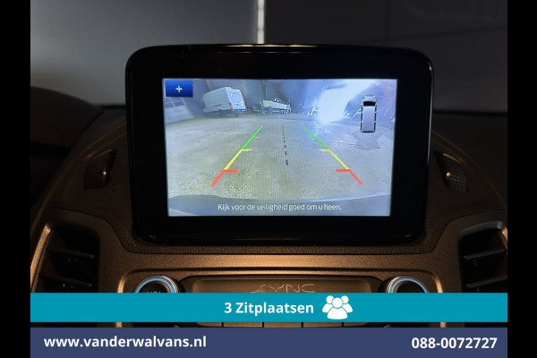 Ford Transit Connect 1.5 EcoBlue 100pk L2H1 Euro6 Airco | 3-Zits | Camera | Navigatie | Verwarmde voorruit Parkeersensoren, Bijrijdersbank