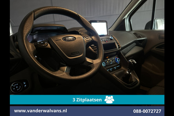 Ford Transit Connect 1.5 EcoBlue 100pk L2H1 Euro6 Airco | 3-Zits | Camera | Navigatie | Verwarmde voorruit Parkeersensoren, Bijrijdersbank