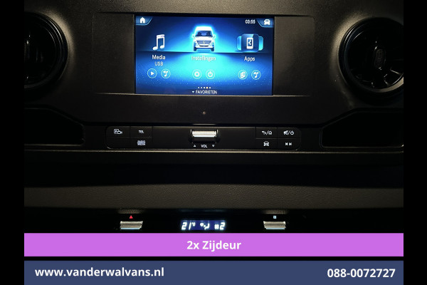 Mercedes-Benz Sprinter 316 CDI 164pk L3H2 Euro6 Airco | 2x Zijdeur | Camera | Apple Carplay | Chauffeursstoel Android Auto, Parkeersensoren, Bijrijdersbank