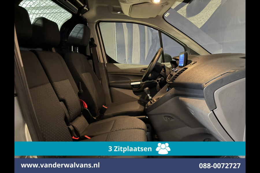 Ford Transit Connect 1.5 EcoBlue 100pk L2H1 Euro6 Airco | 3-Zits | Camera | Navigatie | Verwarmde voorruit Parkeersensoren, Bijrijdersbank