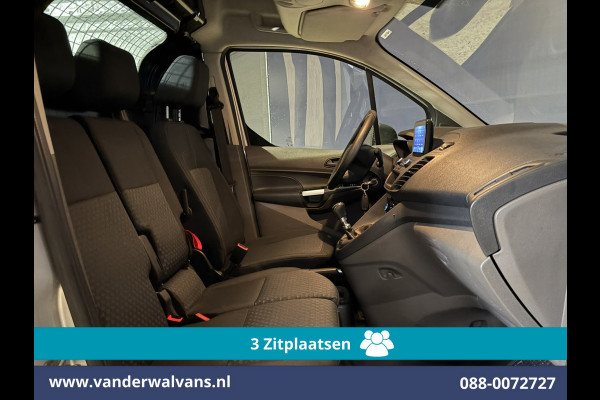 Ford Transit Connect 1.5 EcoBlue 100pk L2H1 Euro6 Airco | 3-Zits | Camera | Navigatie | Verwarmde voorruit Parkeersensoren, Bijrijdersbank