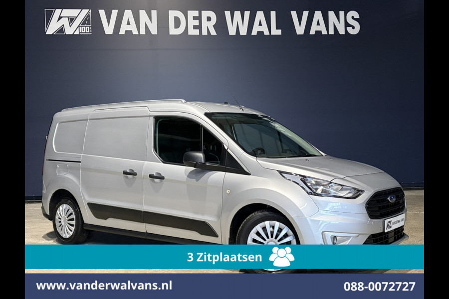 Ford Transit Connect 1.5 EcoBlue 100pk L2H1 Euro6 Airco | 3-Zits | Camera | Navigatie | Verwarmde voorruit Parkeersensoren, Bijrijdersbank
