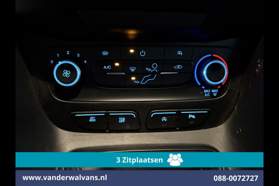 Ford Transit Connect 1.5 EcoBlue 100pk L2H1 Euro6 Airco | 3-Zits | Camera | Navigatie | Verwarmde voorruit Parkeersensoren, Bijrijdersbank