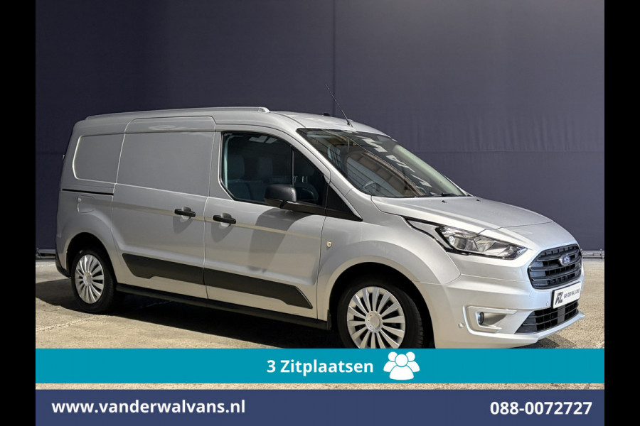 Ford Transit Connect 1.5 EcoBlue 100pk L2H1 Euro6 Airco | 3-Zits | Camera | Navigatie | Verwarmde voorruit Parkeersensoren, Bijrijdersbank