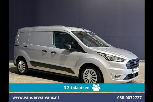 Ford Transit Connect 1.5 EcoBlue 100pk L2H1 Euro6 Airco | 3-Zits | Camera | Navigatie | Verwarmde voorruit Parkeersensoren, Bijrijdersbank