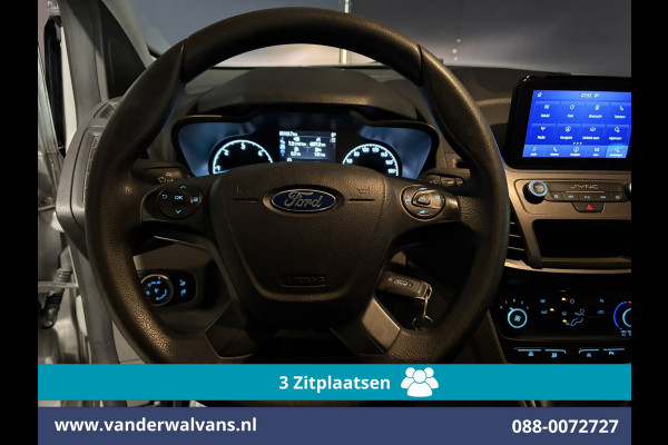 Ford Transit Connect 1.5 EcoBlue 100pk L2H1 Euro6 Airco | 3-Zits | Camera | Navigatie | Verwarmde voorruit Parkeersensoren, Bijrijdersbank
