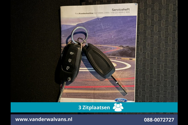Ford Transit Connect 1.5 EcoBlue 100pk L2H1 Euro6 Airco | 3-Zits | Camera | Navigatie | Verwarmde voorruit Parkeersensoren, Bijrijdersbank