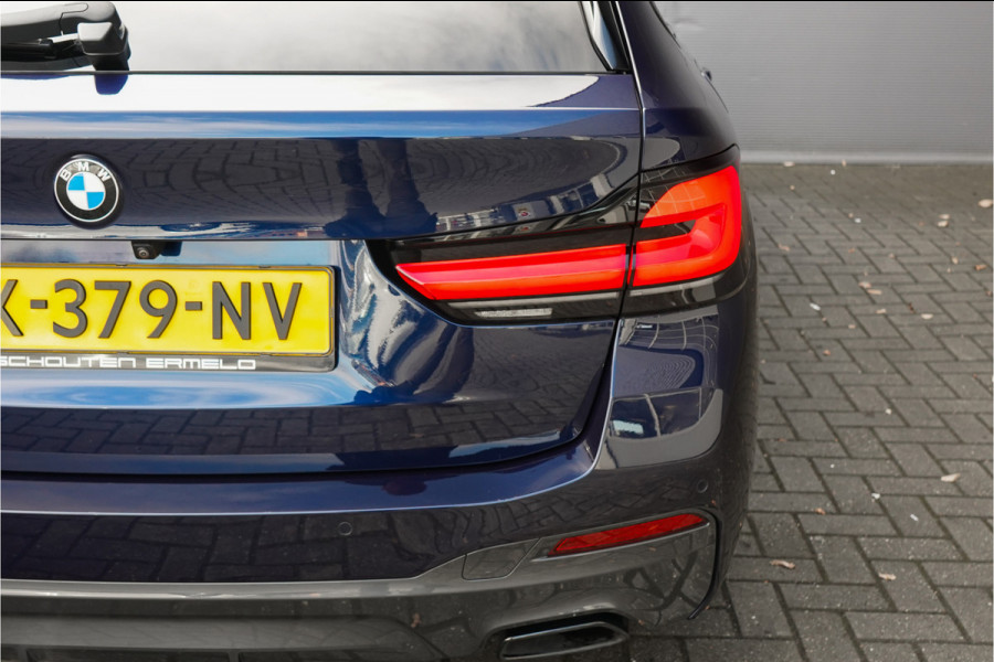 BMW 5 Serie Touring 530i High Executive M-Sport Pano Laser ACC H/K Memory 20"