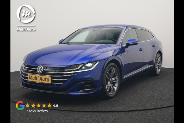 Volkswagen Arteon Shooting Brake 1.4 TSI eHybrid R-Line PHEV 218pk Dealer O.H. | Trekhaak Af Fabriek | Adaptive Cruise | Lederen Sportstoelen Memory & Massage | Keyless | Apple Carplay | Stoelverwarming | Navigatie | DAB | Plug In Hybrid |