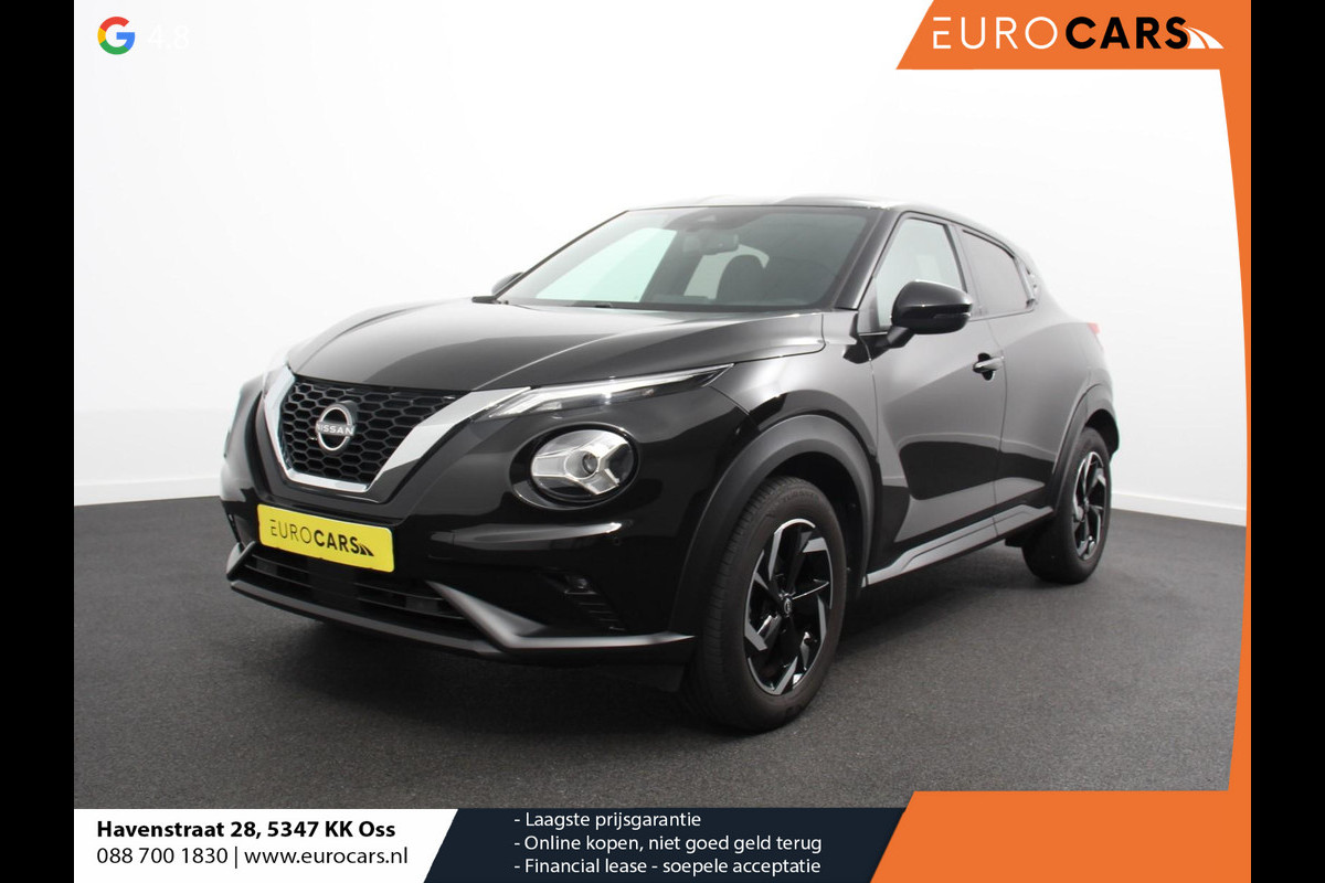 Nissan Juke 1.0 DIG-T N-Connecta Climate control Cruise control Achteruitrijcamera Keyless Navigatie LED Verwarmde voorstoelen Verwarmd stuurwiel Parkeersensoren Apple Carplay/ Android Auto