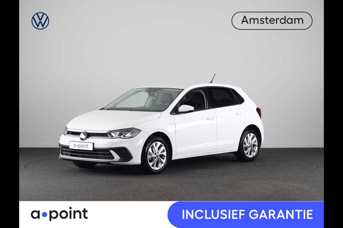 Volkswagen Polo 1.0 TSI Life Edition | Navigatie via App | Parkeersensoren | Achteruitrijcamera | Adaptieve cruise control | Stoelverwarming |