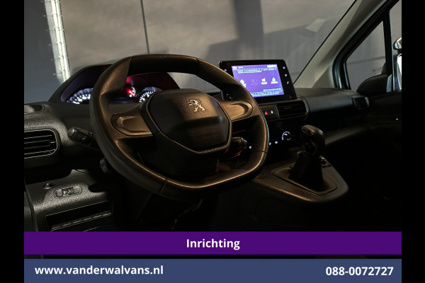 Peugeot Partner 1.5 BlueHDI 102pk L1H1 inrichting Omvormer Euro6 Airco | Trekhaak | Apple Carplay | Cruisecontrol Android auto, Dakdragers, parkeersensoren,